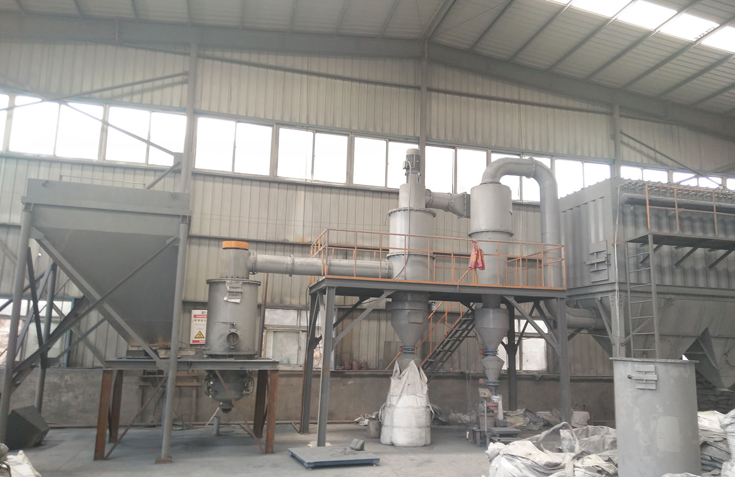 Silicon carbide jet mill production project