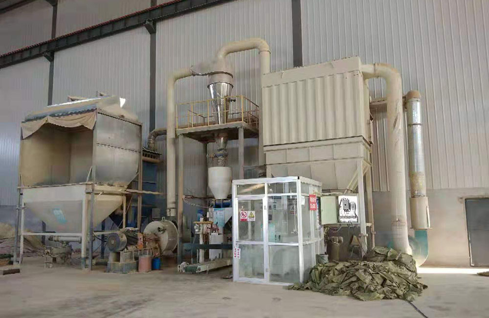 LCR1000 impact mill project for kaolin in Shanxi China