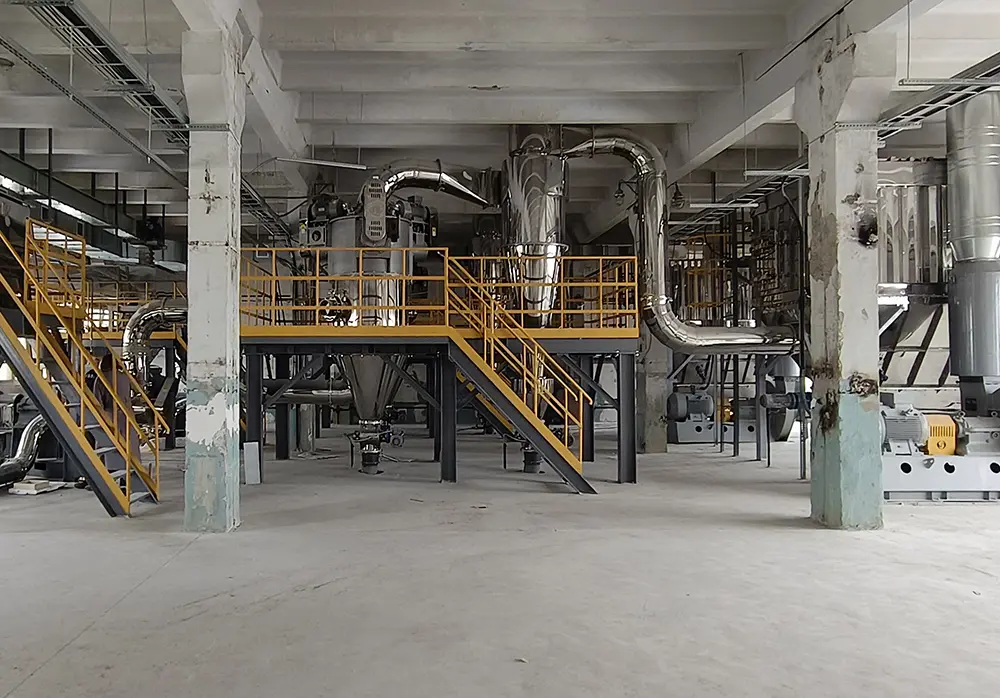 Superfine impact mill project for peeled pea powder