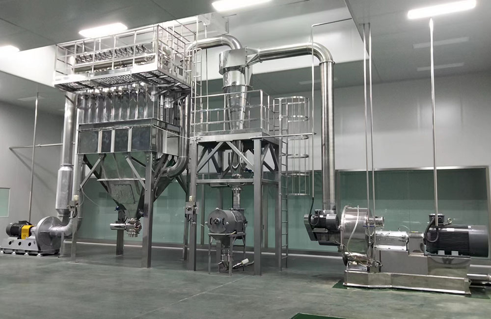 CR1200 impact mill project for peanut protein in Shandong China