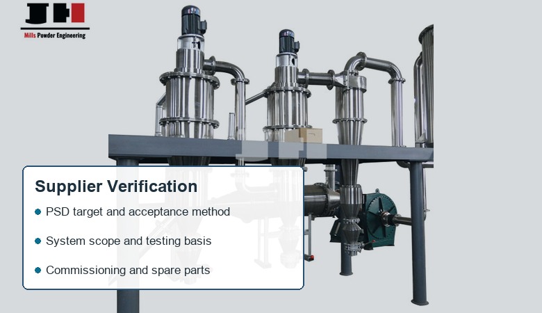 Air classifier manufacturer selection checklist for powder buyers