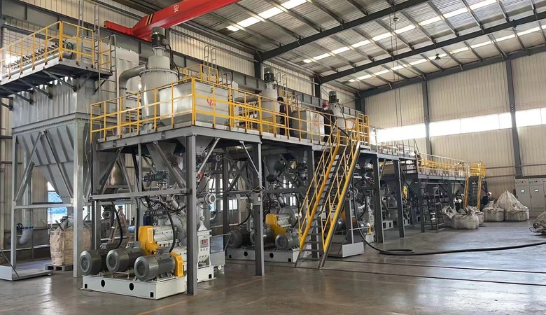 Powder grinding production line layout review before ordering